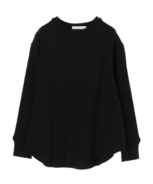 AMERICAN HOLIC(アメリカンホリック)の「針抜きジャガードカットプルオーバー *(Tシャツ/カットソー・レディース・ブラック/オフホワイト/杢グレー・MEDIUM/LARGE)」の5枚目の写真