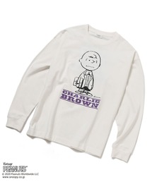 JUNRED | PEANUTSチャーリー・ブラウン別注ロンT(Tシャツ/カットソー)