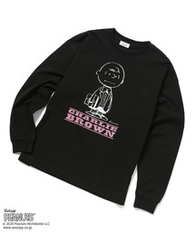 JUNRED | PEANUTSチャーリー・ブラウン別注ロンT(Tシャツ/カットソー)