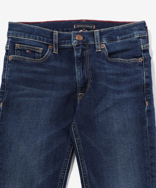 TOMMY HILFIGER（トミーヒルフィガー）の「レギュラーフィットパンツ（デニムパンツ・キッズ・インディゴブルー・80ｃｍ/92cm/110cm/100cm/120cm）」の3枚目の写真