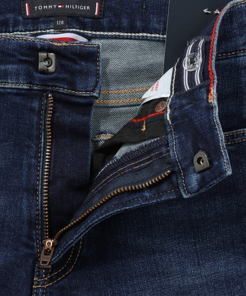 TOMMY HILFIGER（トミーヒルフィガー）の「レギュラーフィットパンツ（デニムパンツ・キッズ・インディゴブルー・80ｃｍ/92cm/110cm/100cm/120cm）」の5枚目の写真