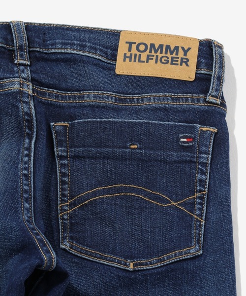 TOMMY HILFIGER（トミーヒルフィガー）の「レギュラーフィットパンツ（デニムパンツ・キッズ・インディゴブルー・80ｃｍ/92cm/110cm/100cm/120cm）」の4枚目の写真