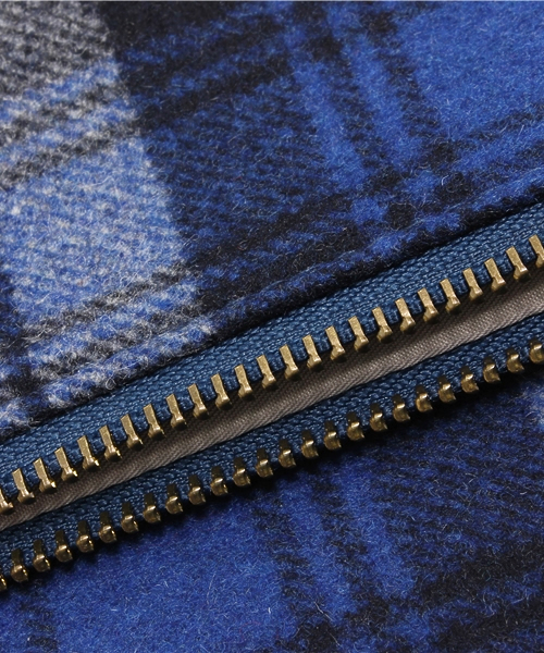 SENSE OF PLACE by URBAN RESEARCH（センスオブプレイスバイアーバンリサーチ）の「チェッククラッチバッグ（クラッチバッグ・レディース・ベージュ/ブルー/ネイビー/ライトブルー・FREE）」の7枚目の写真