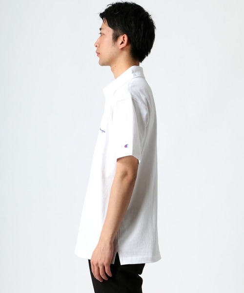 Champion(チャンピオン)の「Champion/チャンピオン ヘビーウェイト ワンポイント ロゴ ポロシャツ(ポロシャツ・メンズ・ホワイト/ブラック/ネイビー/グレー/ピンク/チャコール/イエロー/ロイヤルブルー・M/L/XL)」の21枚目の写真