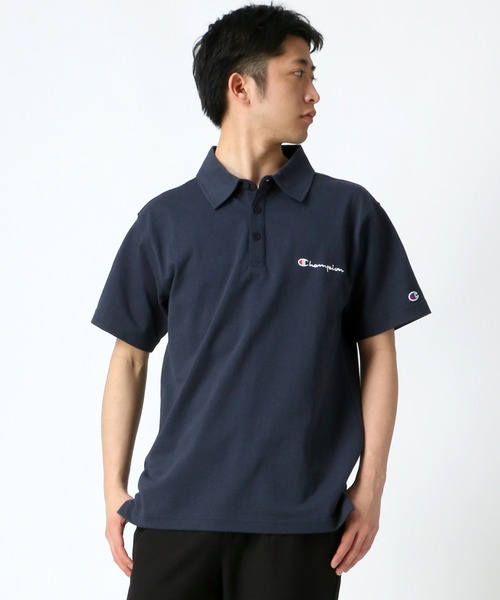 Champion(チャンピオン)の「Champion/チャンピオン ヘビーウェイト ワンポイント ロゴ ポロシャツ(ポロシャツ・メンズ・ホワイト/ブラック/ネイビー/グレー/ピンク/チャコール/イエロー/ロイヤルブルー・M/L/XL)」の16枚目の写真