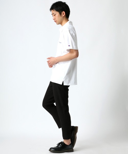 Champion(チャンピオン)の「Champion/チャンピオン ヘビーウェイト ワンポイント ロゴ ポロシャツ(ポロシャツ・メンズ・ホワイト/ブラック/ネイビー/グレー/ピンク/チャコール/イエロー/ロイヤルブルー・M/L/XL)」の15枚目の写真