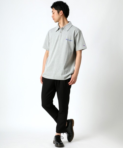 Champion(チャンピオン)の「Champion/チャンピオン ヘビーウェイト ワンポイント ロゴ ポロシャツ(ポロシャツ・メンズ・ホワイト/ブラック/ネイビー/グレー/ピンク/チャコール/イエロー/ロイヤルブルー・M/L/XL)」の14枚目の写真