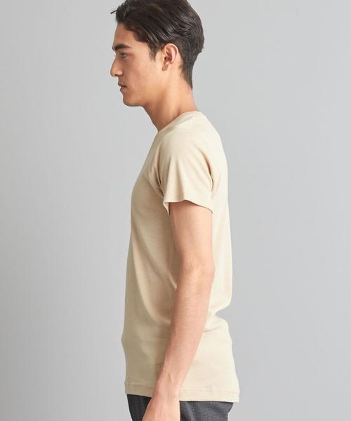HANES（ヘインズ）の「【WORK TRIP OUTFITS】[ ヘインズ ] Hanes ★WTO Vネック Tシャツ（Tシャツ/カットソー・メンズ・ベージュ/ホワイト・X-LARGE/MEDIUM/LARGE）」の4枚目の写真