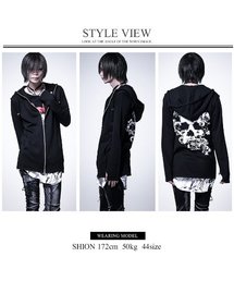 CIVARIZE バックスカルプリント パーカー CIVARIZE（シヴァーライズ）の「『CIVARIZE』Murderバックローズ