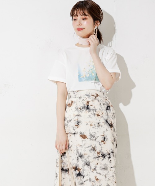 natural couture（ナチュラルクチュール）の「【ZOZO限定】Tシャツ×キャンバスバッグ×スカーフセット（Tシャツ/カットソー・レディース・ブラック/オフホワイト/モカ・FREE）」の13枚目の写真