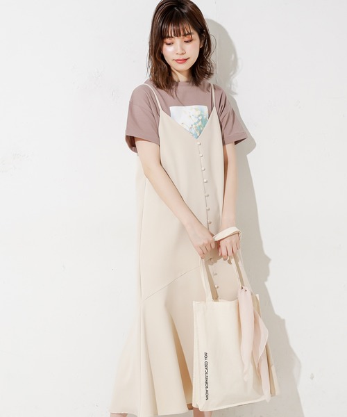 natural couture（ナチュラルクチュール）の「【ZOZO限定】Tシャツ×キャンバスバッグ×スカーフセット（Tシャツ/カットソー・レディース・ブラック/オフホワイト/モカ・FREE）」の5枚目の写真