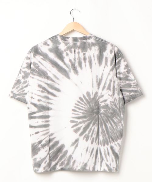 BAYFLOW(ベイフロー)の「タイダイプリント S/S TEE(Tシャツ/カットソー・メンズ・ピンク/ブルー/チャコール・LARGE/MEDIUM)」の4枚目の写真