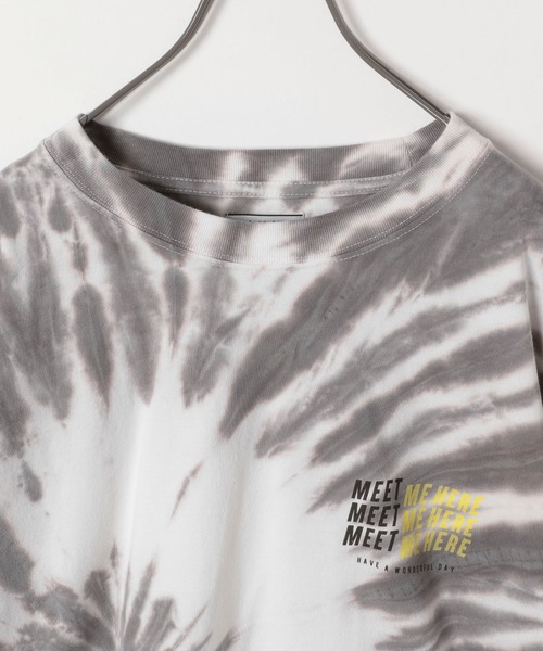 BAYFLOW(ベイフロー)の「タイダイプリント S/S TEE(Tシャツ/カットソー・メンズ・ピンク/ブルー/チャコール・LARGE/MEDIUM)」の16枚目の写真