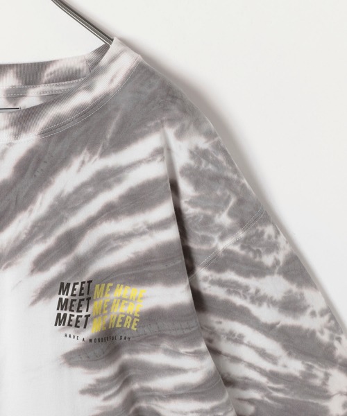 BAYFLOW(ベイフロー)の「タイダイプリント S/S TEE(Tシャツ/カットソー・メンズ・ピンク/ブルー/チャコール・LARGE/MEDIUM)」の15枚目の写真