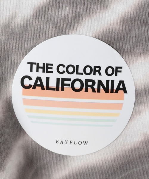 BAYFLOW(ベイフロー)の「タイダイプリント S/S TEE(Tシャツ/カットソー・メンズ・ピンク/ブルー/チャコール・LARGE/MEDIUM)」の8枚目の写真