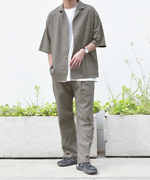 PairPair（ペアペア）の「リネンワイドパンツ(セットアップ)（その他パンツ・メンズ・グレイッシュベージュ/アイボリー/ブルーグレー・FREE）」の19枚目の写真