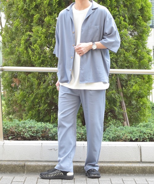 PairPair（ペアペア）の「リネンワイドパンツ(セットアップ)（その他パンツ・メンズ・グレイッシュベージュ/アイボリー/ブルーグレー・FREE）」の9枚目の写真