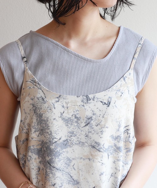 andme(アンドミー)の「マーブル柄キャミワンピース(ワンピース・レディース・ピンク/ブルー/グリーン・M)」の20枚目の写真