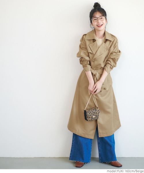 coca（coca）（コカ）の「トレンチコート（トレンチコート・レディース・ベージュ・ONE SIZE）」の3枚目の写真