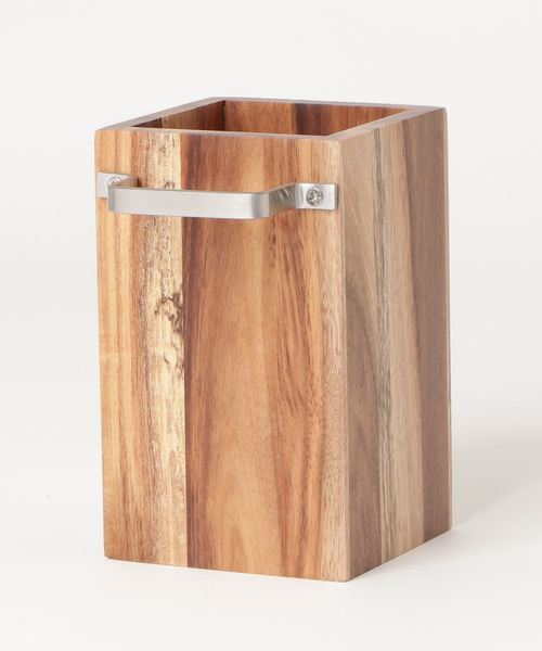 DULTON（ダルトン）の「ACACIA CUTLERY STAND /アカシア カトラリー スタンド（キッチン収納・メンズ・その他・FREE）」の2枚目の写真