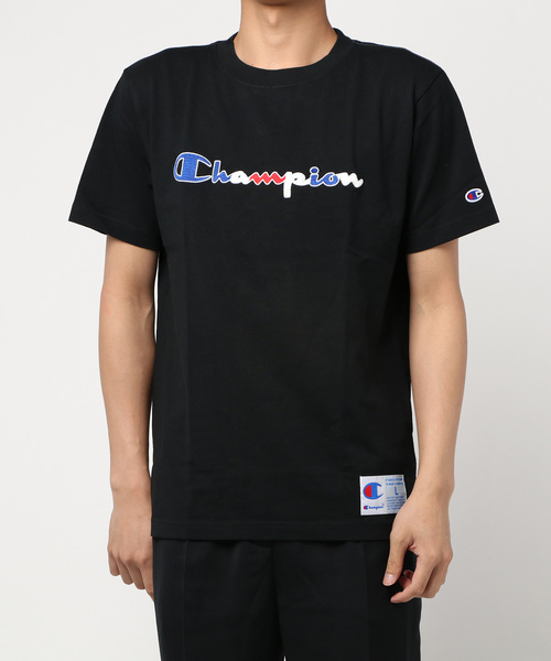 Champion(チャンピオン)の「チャンピオンロゴT(Tシャツ/カットソー・メンズ・ホワイト/ブラック/ネイビー・L/M)」の7枚目の写真