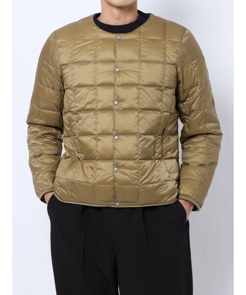格安saleスタート高評価 のdown ダウンジャケット コート Taion タイオン のファッション Neck ジャケット アウター Neck Crew ダウンジャケット コート Button Taion ダウンジャケット コート