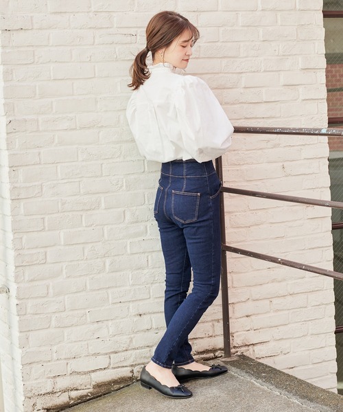 one after another NICE CLAUP（ワンアフターアナザーナイスクラップ）の「プチハイ刺繍ブラウス（シャツ/ブラウス・レディース・オフホワイト/ブラウン/ブラウン系その他・FREE）」の18枚目の写真