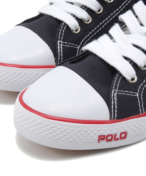 POLO RALPH LAUREN（ポロ ラルフ ローレン）の「ジュニア ポロ ラルフローレン POLO CARSON RACE iTK（スニーカー・レディース・ホワイト/ネイビー・23cm/24.5cm/24cm/23.5cm）」の6枚目の写真