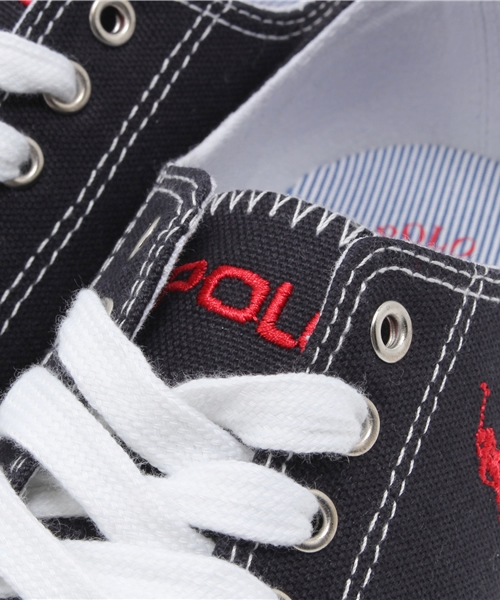 POLO RALPH LAUREN（ポロ ラルフ ローレン）の「ジュニア ポロ ラルフローレン POLO CARSON RACE iTK（スニーカー・レディース・ホワイト/ネイビー・23cm/24.5cm/24cm/23.5cm）」の7枚目の写真