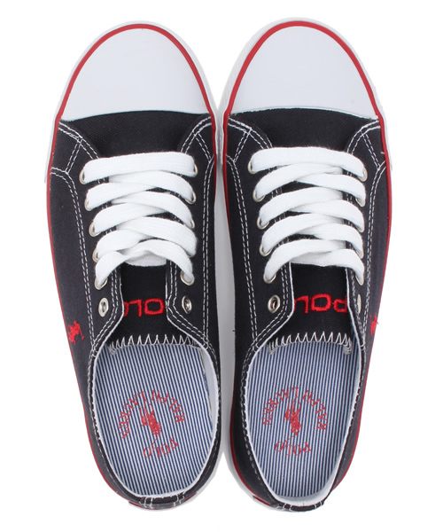 POLO RALPH LAUREN（ポロ ラルフ ローレン）の「ジュニア ポロ ラルフローレン POLO CARSON RACE iTK（スニーカー・レディース・ホワイト/ネイビー・23cm/24.5cm/24cm/23.5cm）」の10枚目の写真