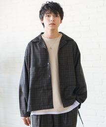 Alpinus | Alpinus - shadow check opencollar shirt/シャドーチェックオープンカラーシャツ(シャツ/ブラウス)