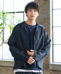 Alpinus | Alpinus - shadow check opencollar shirt/シャドーチェックオープンカラーシャツ(シャツ/ブラウス)
