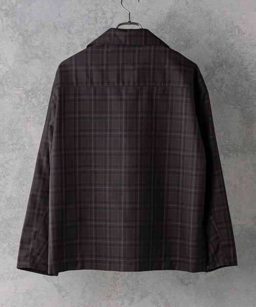 Alpinus（アルピナス）の「Alpinus - shadow check opencollar shirt/シャドーチェックオープンカラーシャツ（シャツ/ブラウス・メンズ・ブラック/ブラウン・SMALL/MEDIUM）」の22枚目の写真