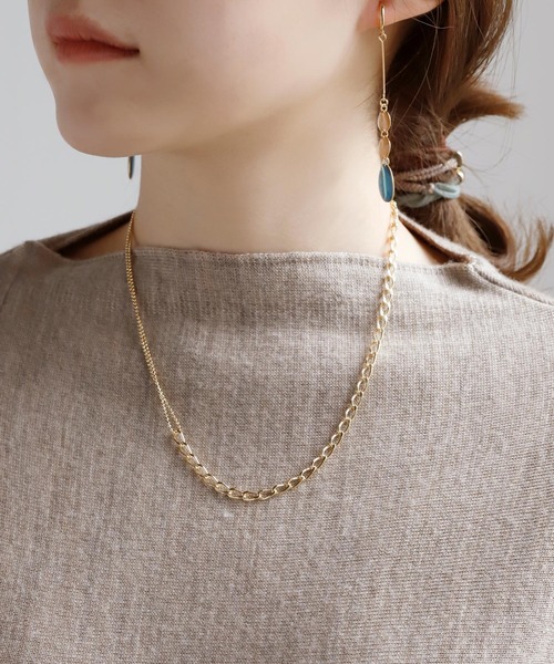 ANEMONE（アネモネ）の「コンビチェーンネックレス（ネックレス・レディース・ゴールド/シルバー・FREE）」の2枚目の写真