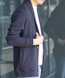 【名作】シーグリーン　オニワッフル　カーディガン　03 ネイビー Seagreen（シーグリーン）BIG WAFFLE CARDIGAN ビッグ ワッフル