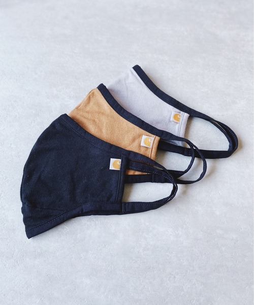 Carhartt(カーハート)の「【Carhartt(カーハート)】ファッションマスク Cotton Blend Ear Loop Face Mask(マスク・メンズ・ライトグレー/ブラウン/ブラック・FREE)」の9枚目の写真