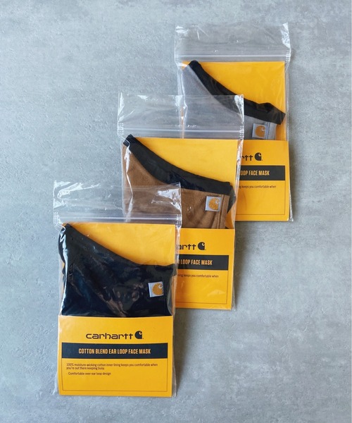 Carhartt(カーハート)の「【Carhartt(カーハート)】ファッションマスク Cotton Blend Ear Loop Face Mask(マスク・メンズ・ライトグレー/ブラウン/ブラック・FREE)」の11枚目の写真