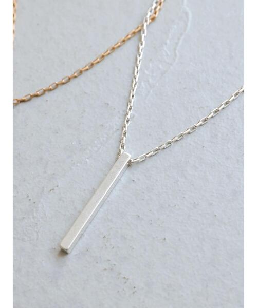 AMERICAN HOLIC（アメリカンホリック）の「メタルバーネックレス ＊（ネックレス・レディース・シルバー/ゴールド・FREE）」の3枚目の写真