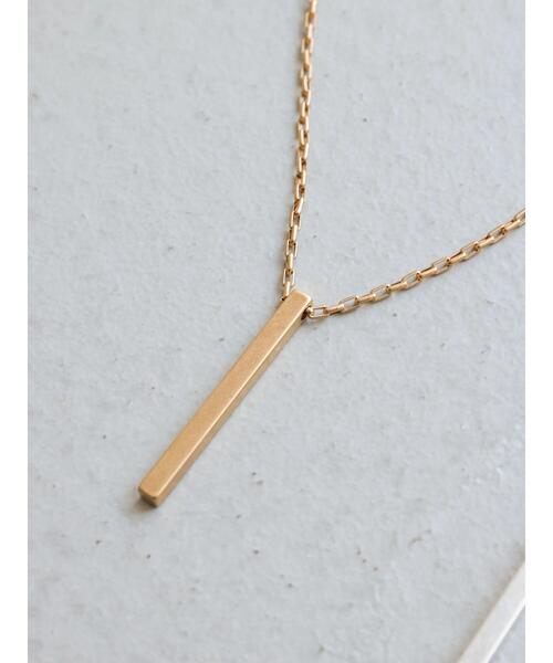 AMERICAN HOLIC（アメリカンホリック）の「メタルバーネックレス ＊（ネックレス・レディース・シルバー/ゴールド・FREE）」の4枚目の写真