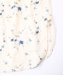 45R★カディ小花プリントの908ビッグーグーシャツ サイズ5 45R（フォーティファイブアール）の「カディ小花プリントの908