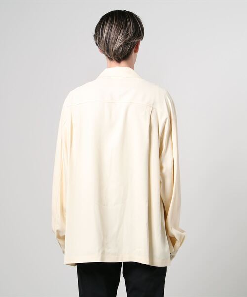 Name.（ネーム）の「Name. VISCOSE TWILL L/S OPEN COLLAR SHIRT (NMSH