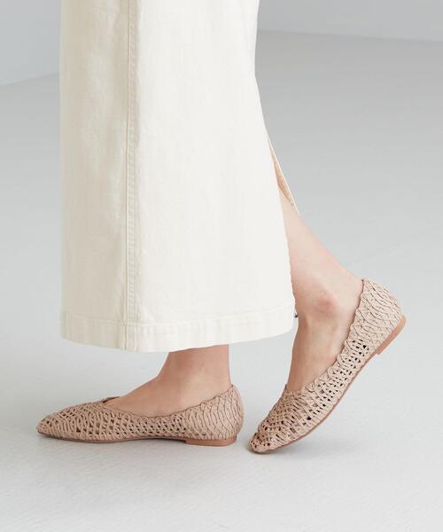 green label relaxing(グリーンレーベルリラクシング)の「◆FFC スクエア メッシュ フラット シューズ (1cmヒール)(その他シューズ・レディース・ライトグレー/ベージュ/ブラック/シルバー/ゴールド・23.5cm/24.5cm/24cm/25cm/22.5cm/22cm/23cm)」の17枚目の写真