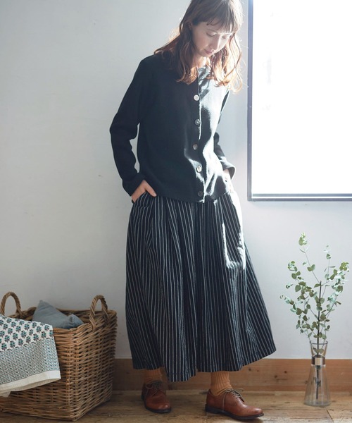 Sunny clouds（サニークラウズ）の「サニークラウズ　ぼわっと麻パン（その他パンツ・レディース・ブラック/ベージュ・MEDIUM/LARGE/X-LARGE/XX-LARGE/NM）」の6枚目の写真