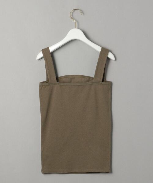 BEAUTY&YOUTH UNITED ARROWS(ビューティーアンドユースユナイテッドアローズ)の「BY テレコリブワイドストラップタンクトップ(タンクトップ・レディース・ブラック/オリーブ/ナチュラル/コバルトブルー/ブラウン/オレンジ系その他・FREE)」の19枚目の写真