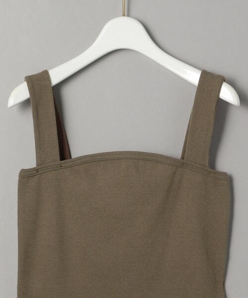 BEAUTY&YOUTH UNITED ARROWS(ビューティーアンドユースユナイテッドアローズ)の「BY テレコリブワイドストラップタンクトップ(タンクトップ・レディース・ブラック/オリーブ/ナチュラル/コバルトブルー/ブラウン/オレンジ系その他・FREE)」の20枚目の写真