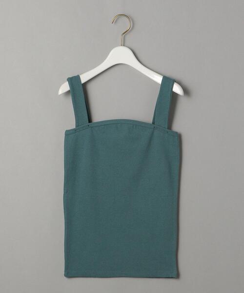 BEAUTY&YOUTH UNITED ARROWS(ビューティーアンドユースユナイテッドアローズ)の「BY テレコリブワイドストラップタンクトップ(タンクトップ・レディース・ブラック/オリーブ/ナチュラル/コバルトブルー/ブラウン/オレンジ系その他・FREE)」の14枚目の写真