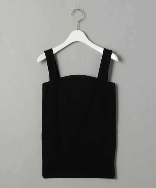 BEAUTY&YOUTH UNITED ARROWS(ビューティーアンドユースユナイテッドアローズ)の「BY テレコリブワイドストラップタンクトップ(タンクトップ・レディース・ブラック/オリーブ/ナチュラル/コバルトブルー/ブラウン/オレンジ系その他・FREE)」の9枚目の写真