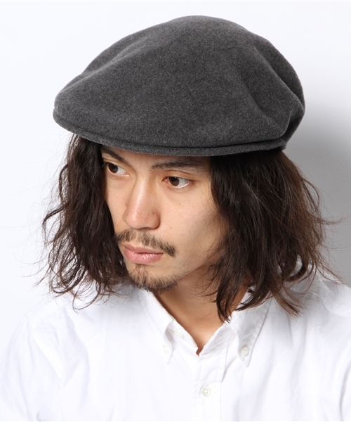 HARE（ハレ）の「KANGOL ハンチング【HARE】（ハンチング/ベレー帽・メンズ・ブラック/グレー/ボルドー・ONE SIZE）」の10枚目の写真