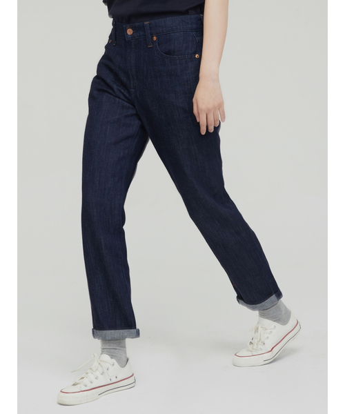 GAP（ギャップ）の「FREE&FLOW ミッドライズ ガールフレンドパンツ（デニムパンツ・レディース・インディゴブルー・25/27/26/23/24/28/29）」の13枚目の写真