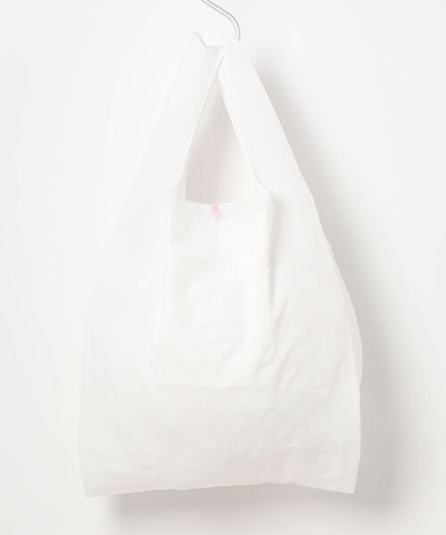 SUPERTHANKS（スーパーサンクス）の「【SUPERTHANKS】HAVE A NICE DAY! ECO BAG（エコバッグ/サブバッグ・レディース・ホワイト/ブラック・FREE）」の8枚目の写真
